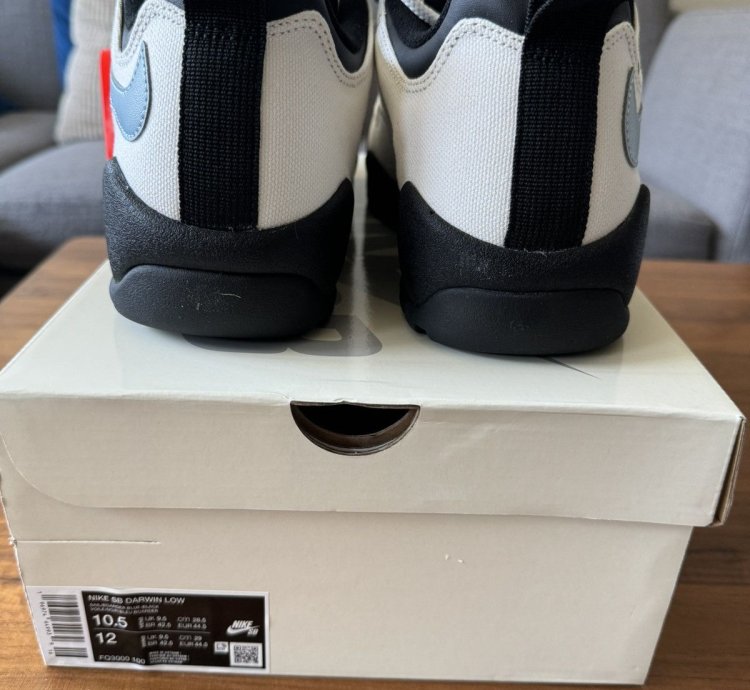 Supreme Nike Sb Darwin Low Sail Size 10 5 In Hand