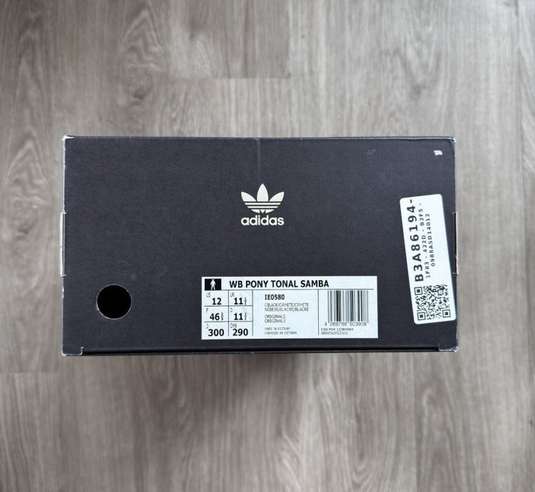 Adidas Wales Bonner Samba Black Pony Tonal