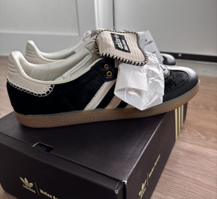 Adidas Wales Bonner Samba Black Pony Tonal