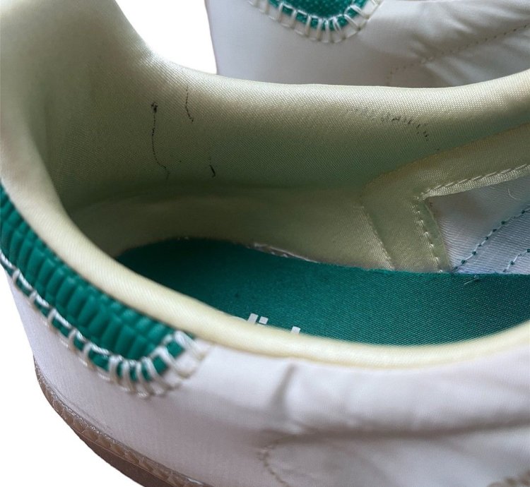 Adidas Wales Bonner Samba Collegiate Cream White Bold Green