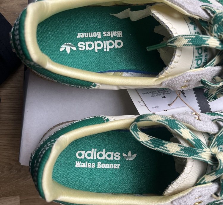 Adidas Wales Bonner Samba Collegiate Cream White Bold Green