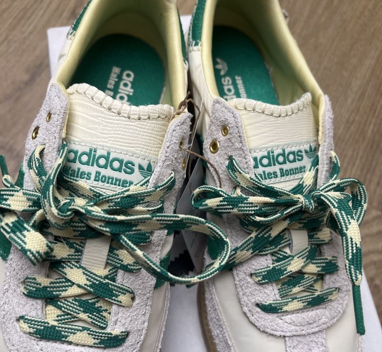 Adidas Wales Bonner Samba Collegiate Cream White Bold Green