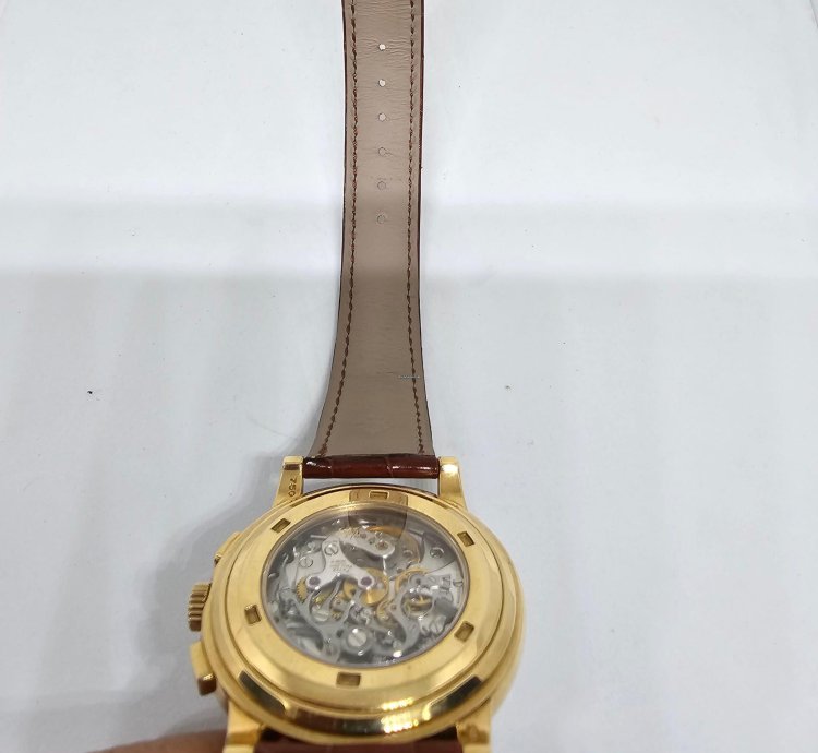 Patek Philippe Chronograph 5070j Yellow Gold With Extract Never Polished