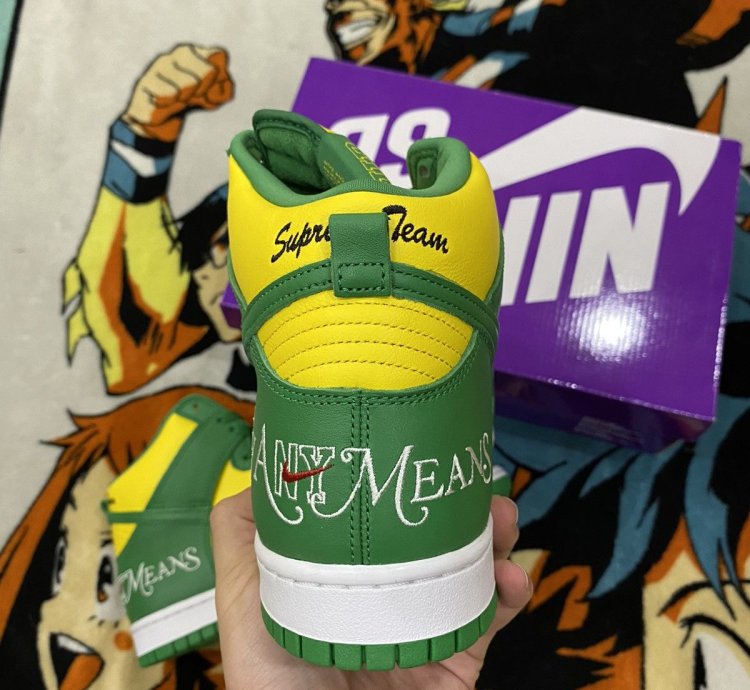 Supreme Nike Sb Dunk High Brazil