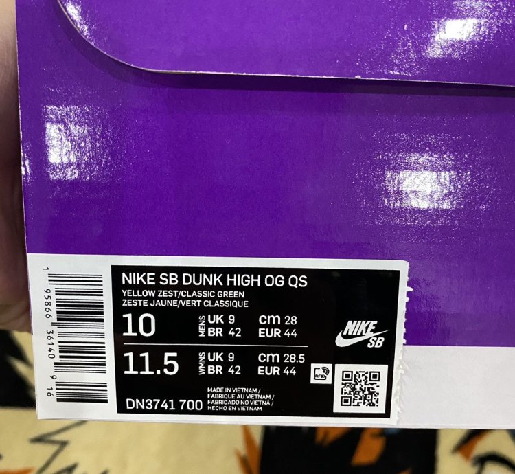 Supreme Nike Sb Dunk High Brazil