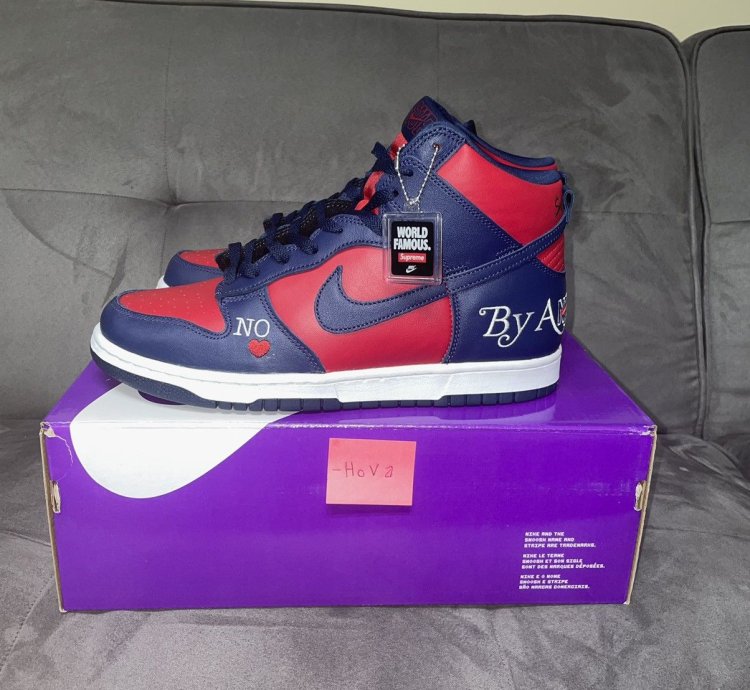 Supreme Nike Sb Dunk High By Any Means