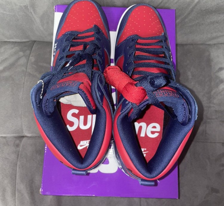Supreme Nike Sb Dunk High By Any Means