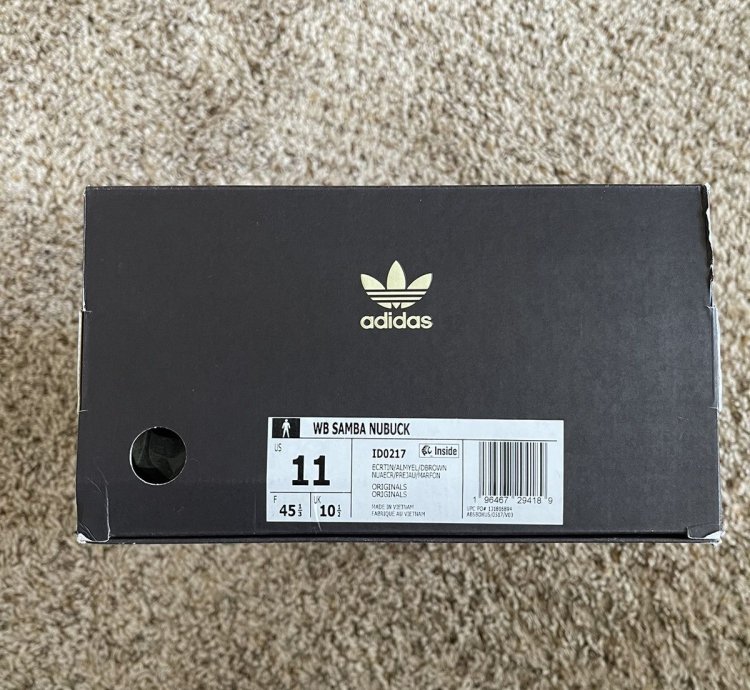 Adidas Wales Bonner Samba Cream Yellow