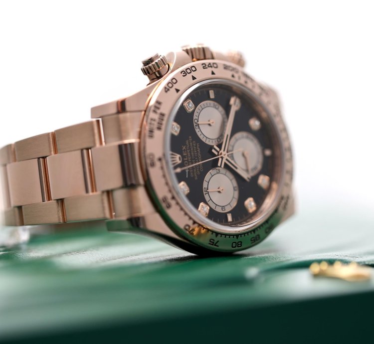 Rolex Daytona 2024 Daytona Rose Gold Black Diamond 126505