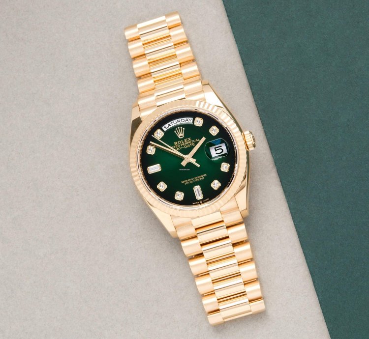 Rolex Day-date 36 Unworn Full Set 128238