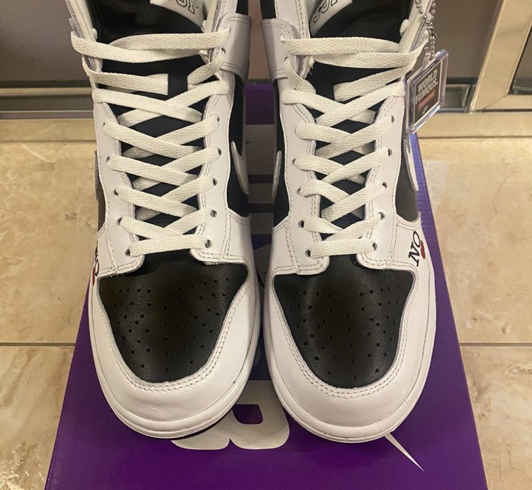 Supreme Nike Sb Dunk High By Any Means Black