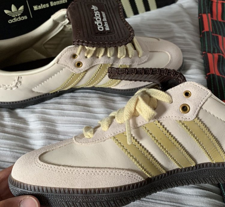 Adidas Wales Bonner Samba Ecru Tint Yellow