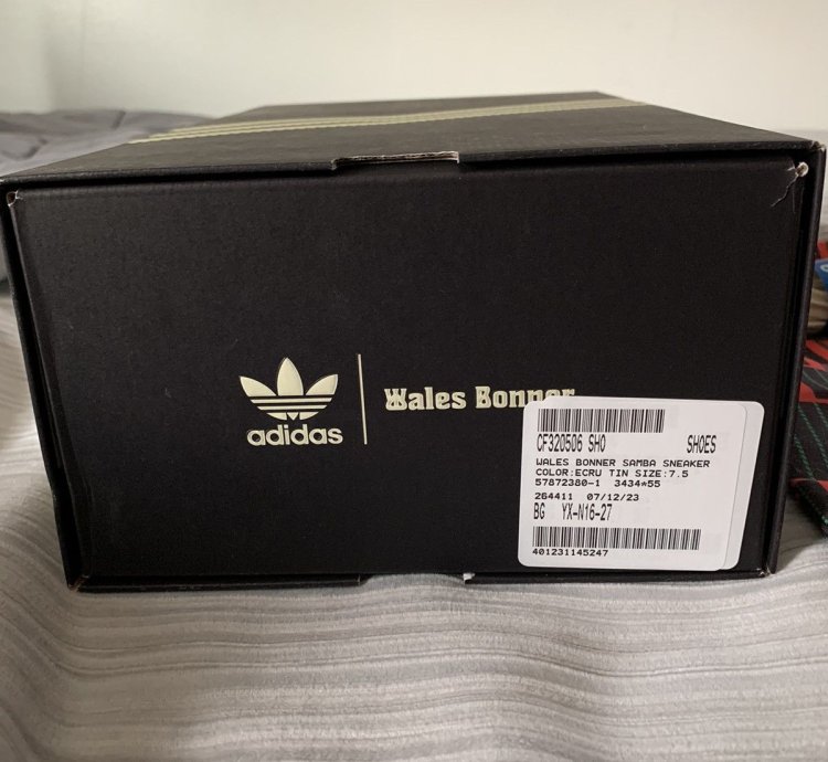 Adidas Wales Bonner Samba Ecru Tint Yellow