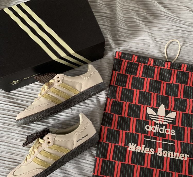 Adidas Wales Bonner Samba Ecru Tint Yellow