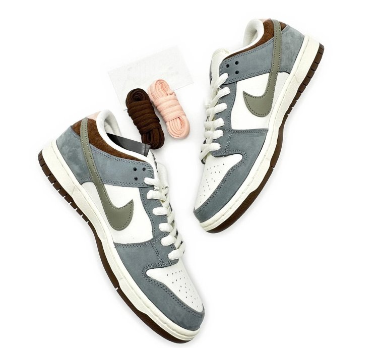 Fq1180-001 Yuto Horigome × Nike Sb Dunk Low Pro Qs Wolf Iron Grey Sail