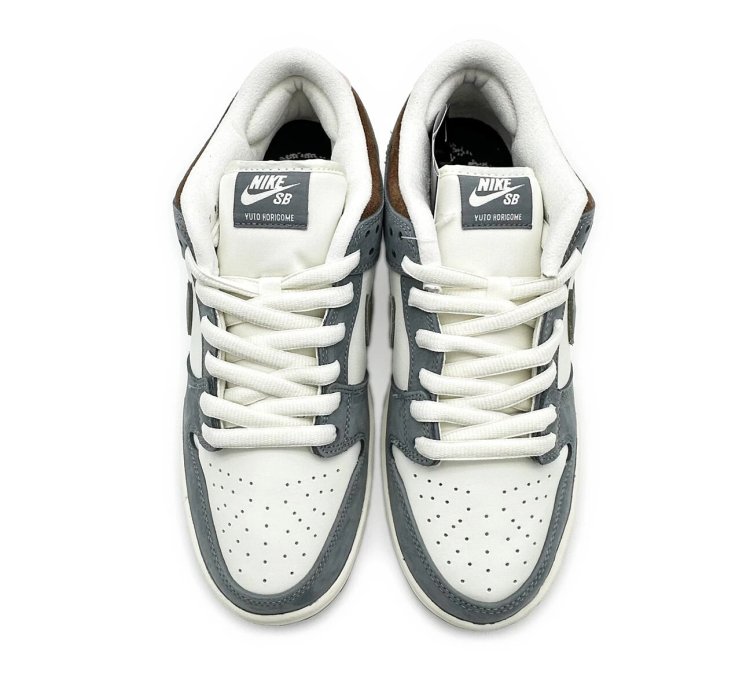 Fq1180-001 Yuto Horigome × Nike Sb Dunk Low Pro Qs Wolf Iron Grey Sail
