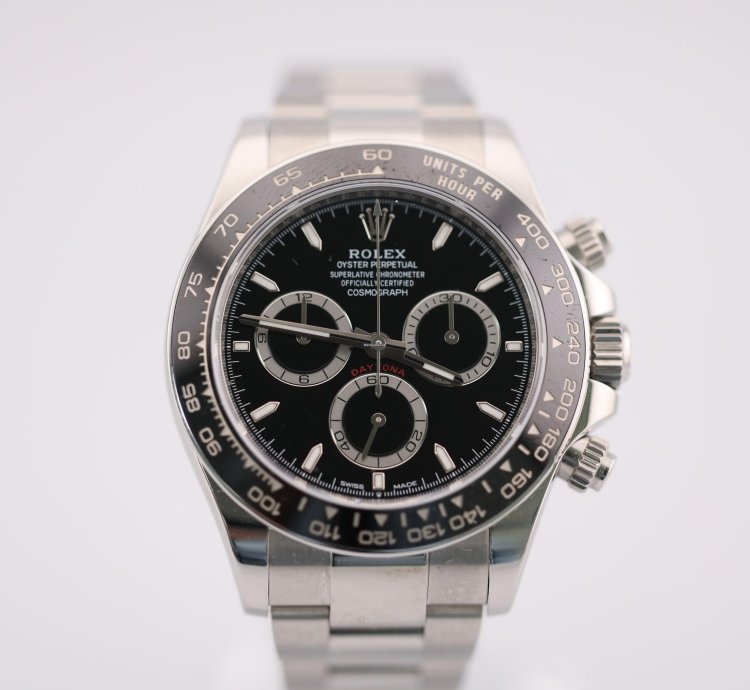Rolex Daytona 2024 Daytona Stainless Steel New Reference Black Dial 126500ln