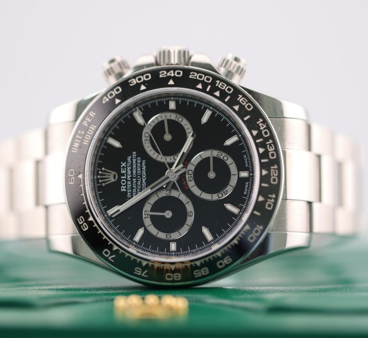 Rolex Daytona 2024 Daytona Stainless Steel New Reference Black Dial 126500ln