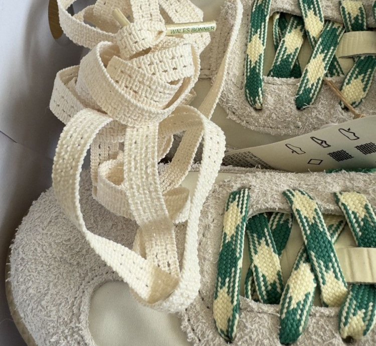 Adidas Wales Bonner Samba Green Cream Sneakers