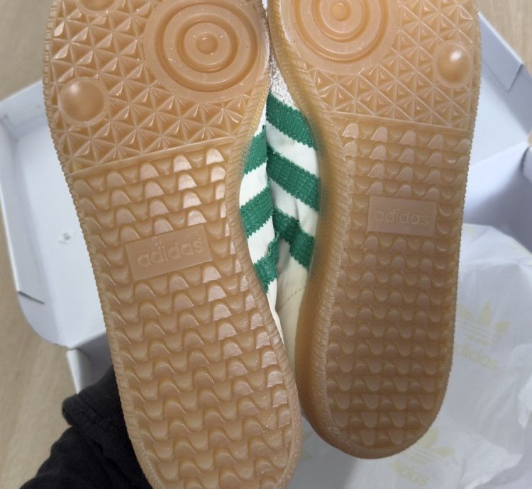 Adidas Wales Bonner Samba Green Cream Sneakers