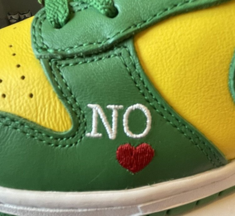Supreme Nike Sb Dunk High By Any Means Brazil