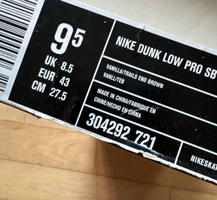 Og Nike Sb Dunk Low Pro Shanghai 2 Us9 5