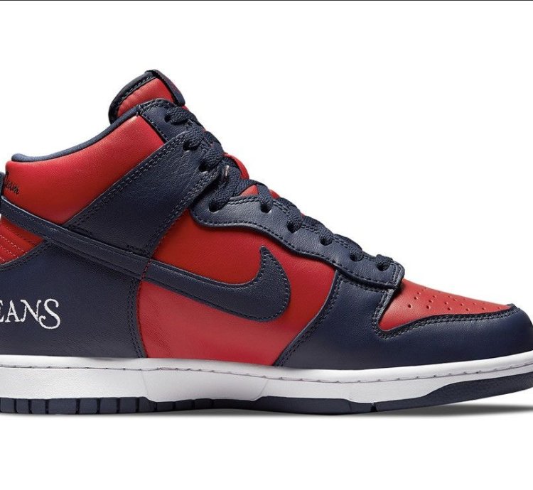 Supreme Nike Sb Dunk High By Any Means Nayy