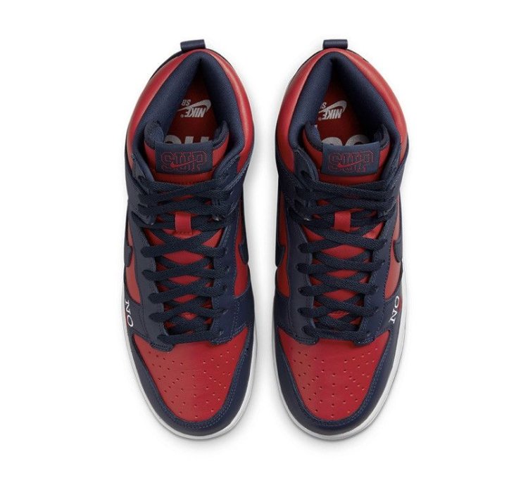 Supreme Nike Sb Dunk High By Any Means Nayy