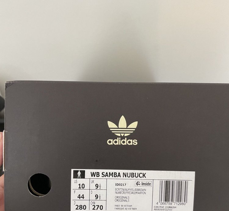 Adidas Wales Bonner Samba Nubuck