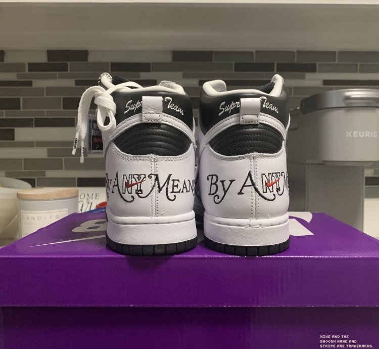 Supreme Nike Sb Dunk High By Any Means Necessary
