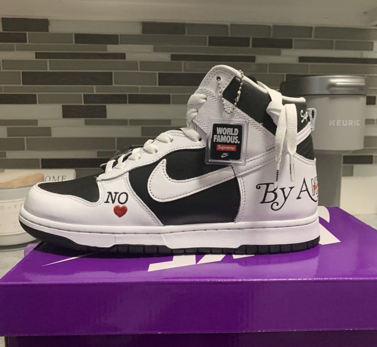 Supreme Nike Sb Dunk High By Any Means Necessary