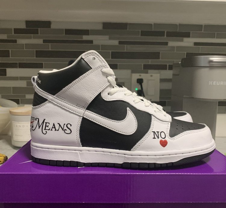 Supreme Nike Sb Dunk High By Any Means Necessary