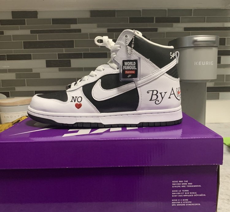 Supreme Nike Sb Dunk High By Any Means Necessary