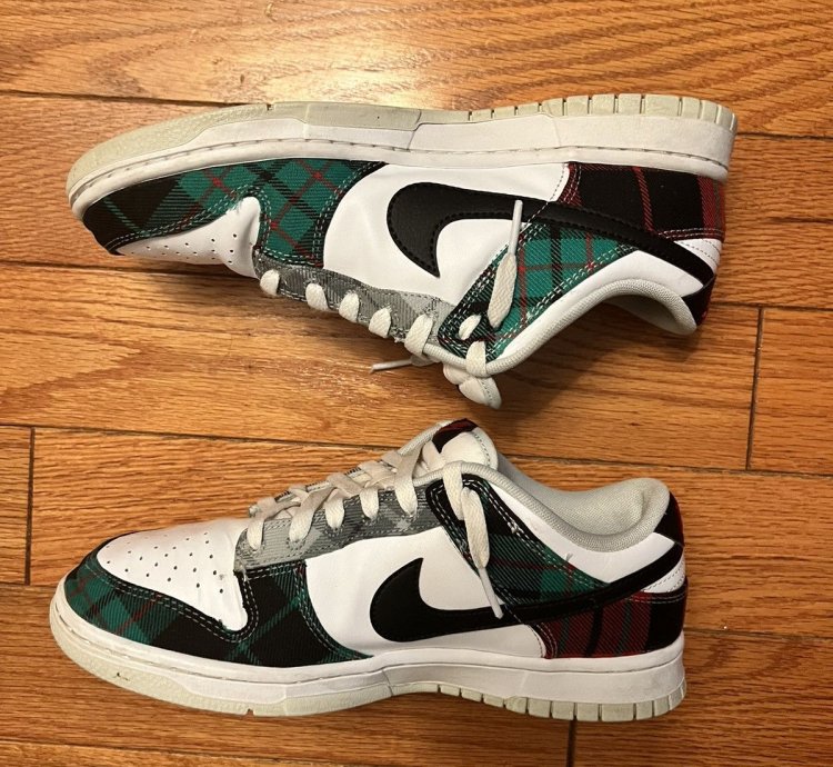 Premium Nike Dunk Low Plaid Tartin Sb