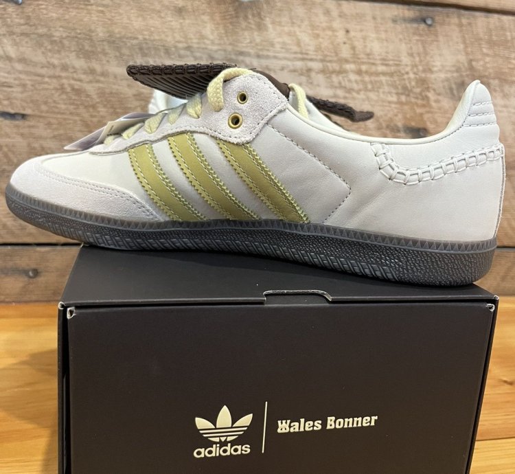 Adidas Wales Bonner Samba Nubuck Ecrtin Brown Cream Yellow