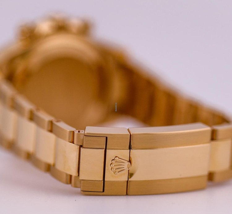 Rolex Daytona 2024 Daytona Yellow Gold Black Diamond Dot Dial 126508 Unworn