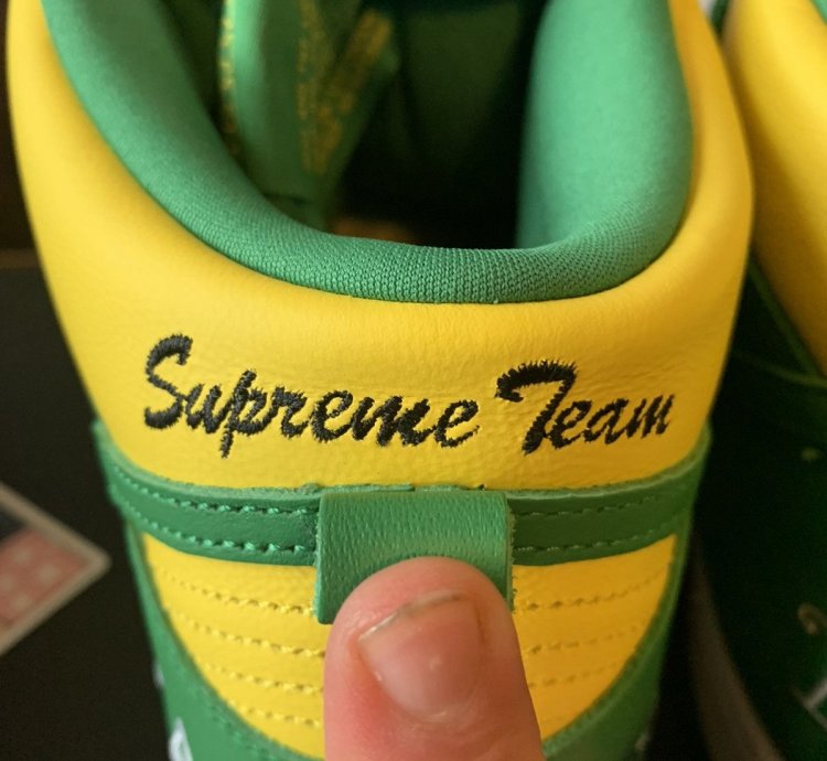 Supreme Nike Sb Dunk High By Any Means Necessary Brazil