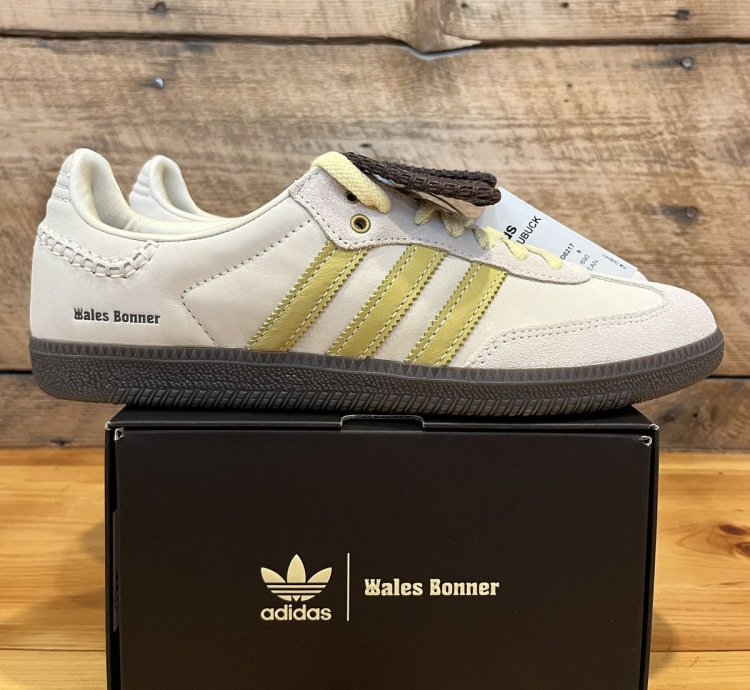 Adidas Wales Bonner Samba Nubuck Ecrtin Brown Cream Yellow