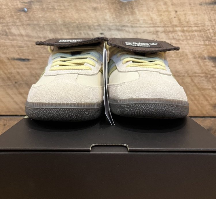 Adidas Wales Bonner Samba Nubuck Ecrtin Brown Cream Yellow