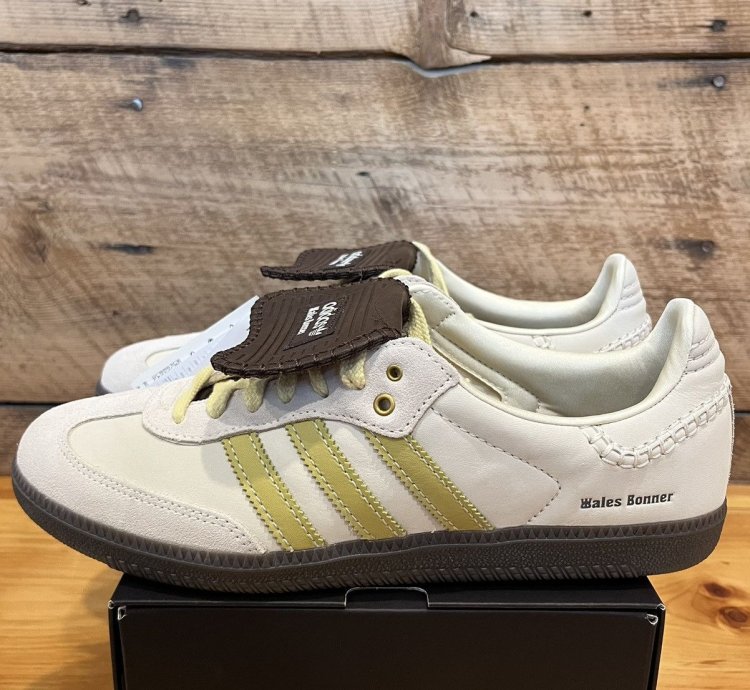 Adidas Wales Bonner Samba Nubuck Ecrtin Brown Cream Yellow