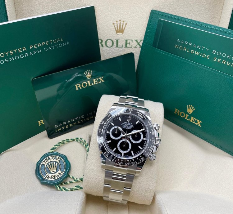 Rolex Daytona 2024 New Daytona 126500ln Stainless Steel Cosmograph 40mm Black Ceramic Bezel