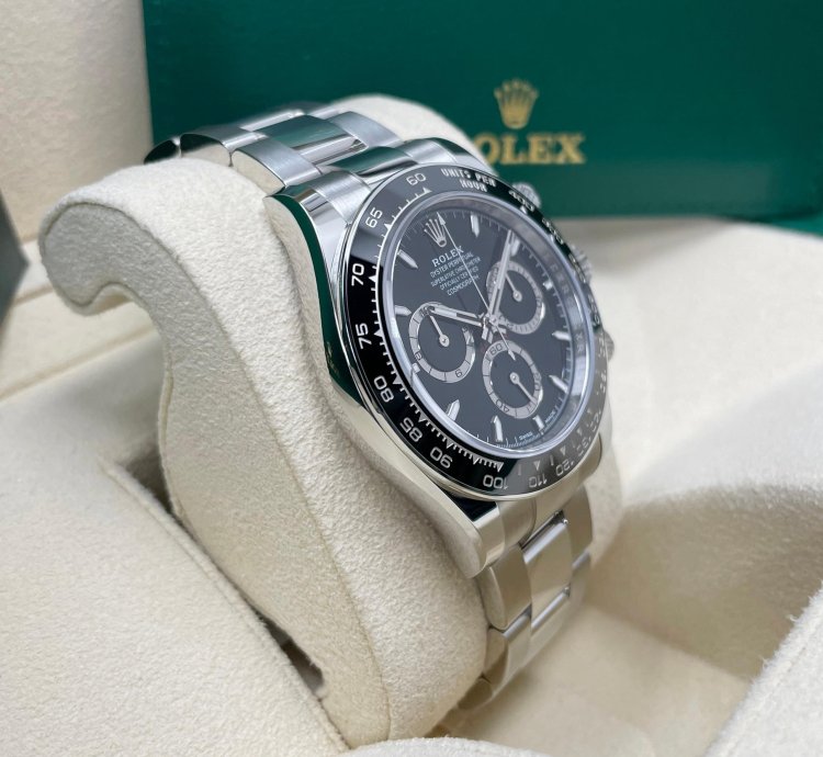 Rolex Daytona 2024 New Daytona 126500ln Stainless Steel Cosmograph 40mm Black Ceramic Bezel