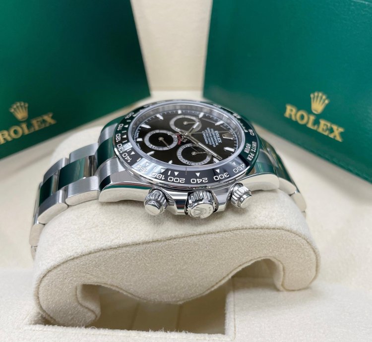 Rolex Daytona 2024 New Daytona 126500ln Stainless Steel Cosmograph 40mm Black Ceramic Bezel