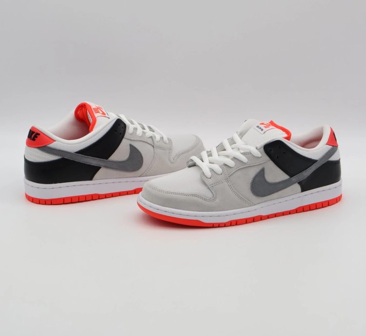 Cd2563-004 Nike Sb Dunk Low Infrared Orange Label