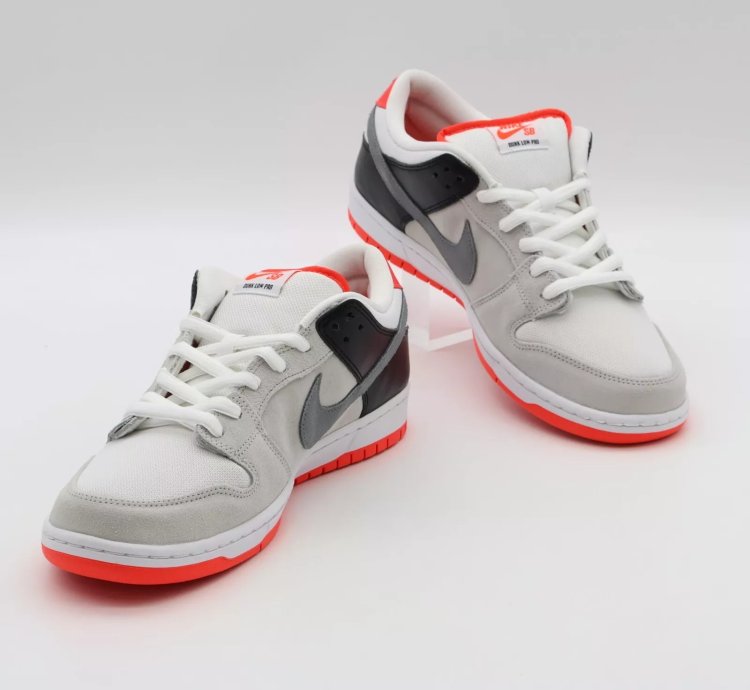 Cd2563-004 Nike Sb Dunk Low Infrared Orange Label