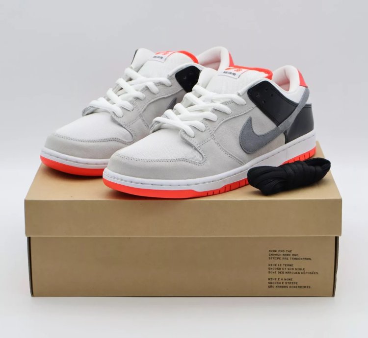 Cd2563-004 Nike Sb Dunk Low Infrared Orange Label