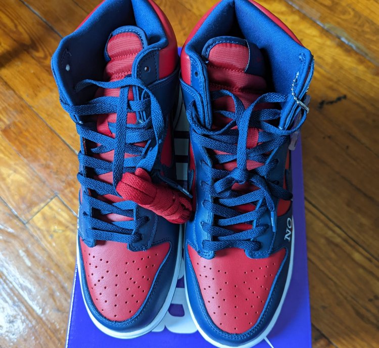 Supreme Nike Sb Dunk High By Any Means Size 10