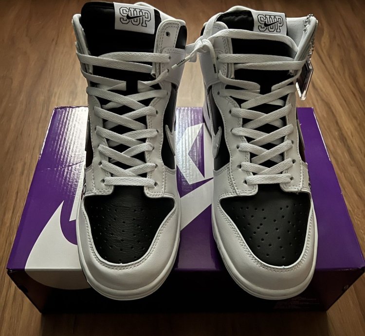 Supreme Nike Sb Dunk High By Any Means Size 10 5