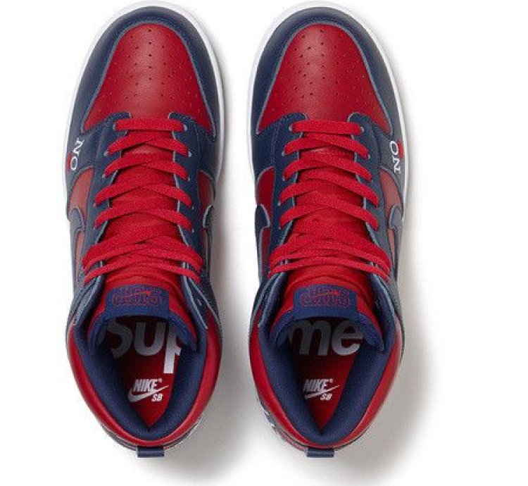 Supreme Nike Sb Dunk High Mens 12