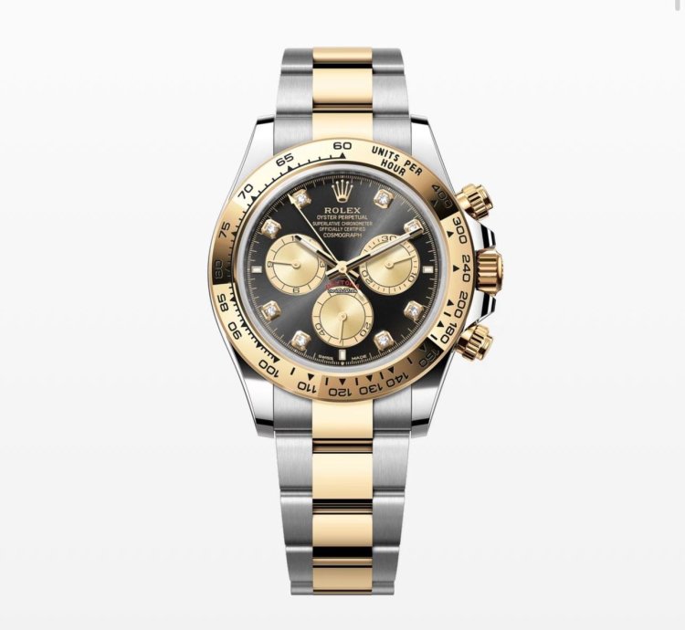 Rolex Daytona 2024 Steel And Gold Daytona Black Diamond Dial Unworn Box And Papers 126503
